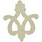 Ekena Millwork 3 3/8"W x 4 1/8"H x 1/2"P Fleur de Lis Onlay ONL03X04X01FL - alternate 2